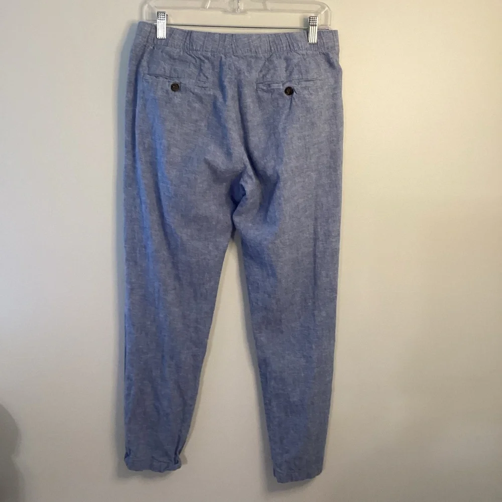 Bonobos Blue Chambray Drawstring Pants Small